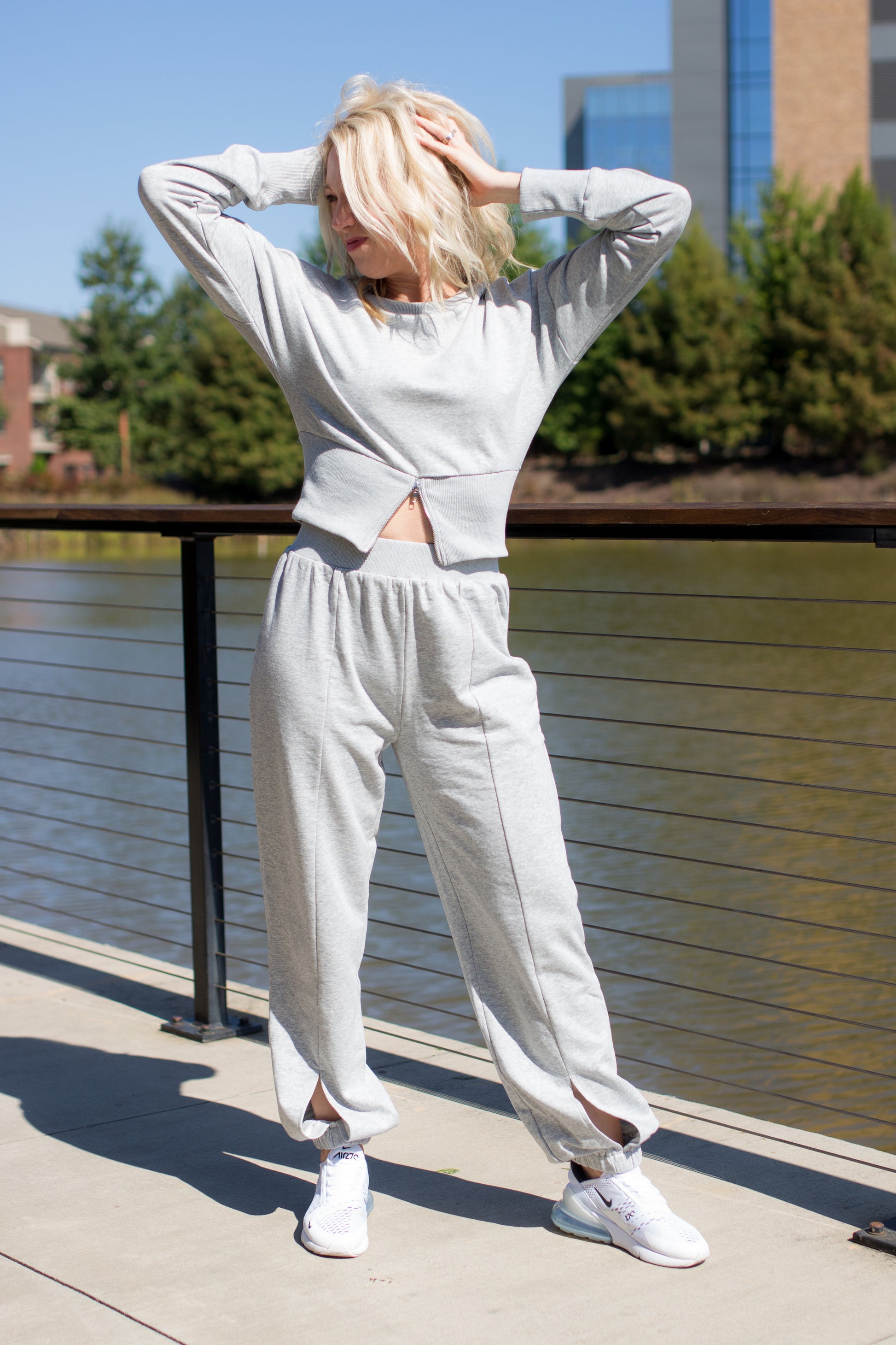 Nina Elevated Grey Sweatsuit – Leola Boutique